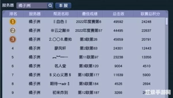 梦幻西游帮派名字